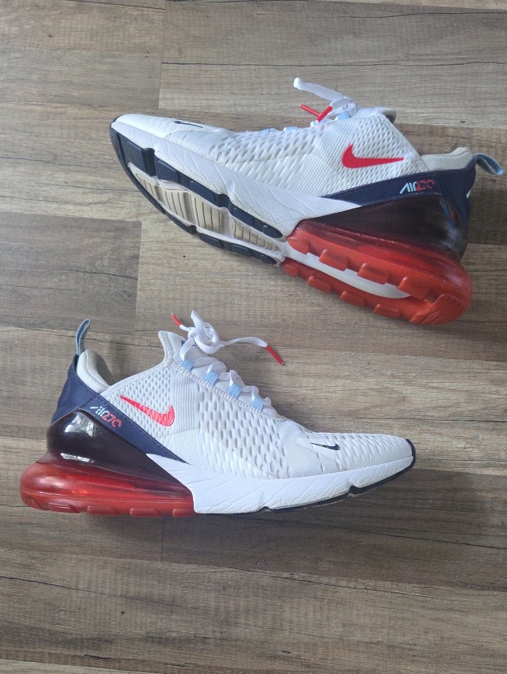 Nike Air Max 270 "USA" Men’s 11 Sneakers white mesh Basketball Running